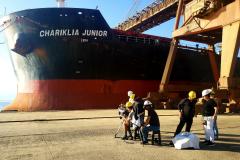 Documentário grava cenas no cais do Porto de Paranaguá