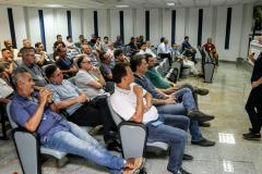 Mais de 50 colaboradores da empresa pública participaram de evento de duas horas que levou informação e diversão com palestra, exercício, confraternização e vacinas. 