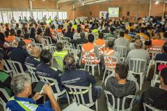 Encontro anual reúne empregados da Portos do Paraná, Ogmo, órgão gestor da mão de obra dos trabalhadores portuários avulsos, e mais 13 empresas. Este ano, o foco está nas atividades em altura, mas são abordados diversos temas sobre as rotinas dos profissionais. 