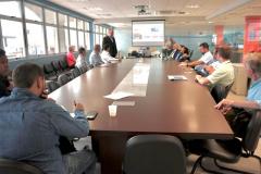Grupo de trabalho debate propostas para reduzir o tempo dos processos de exportação e importação no Porto de Paranaguá, com a implantação de um sistema comunitário.
