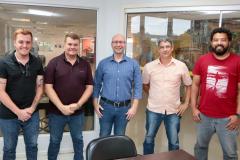 Representantes do Leão da Estradinha apresentam projeto do futebol 2020 para a diretoria da empresa pública