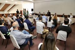 A Portos do Paraná e os terminais que atuam no Porto de Paranaguá participaram de um evento sobre segurança portuária, nesta quinta-feira (24). Com participação de representantes do Ministério da Infraestrutura e do Gabinete de Segurança Institucional da Presidência da República, o objetivo é aproximar as diferentes forças de segurança e ampliar o intercâmbio de informações.