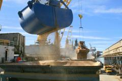 Atracação de trigo, malte e cevada