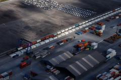 Dados são de janeiro a setembro deste ano em relação ao mesmo período de 2020. Neste ano chegaram ou saíram de trem 19,7% do total foi movimentado pelos portos. Em 2020, no essa participação foi de 15,9%. 