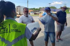 Monitoramento de fumaça preta e orientação sobre destinação de resíduos executado no Pátio de Triagem de Paranaguá - Paranaguá, 23/02/2022