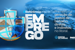 Portos do Paraná reforça liderança nacional em vários aspectos em nova campanha institucional