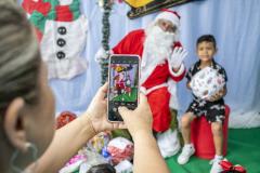 Porto faz ação de Natal com estudantes da rede municipal de Paranaguá