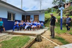 A solução atende a escola estadual e a associação de moradores da comunidade. Ação faz parte do Programa de Educação Ambiental da empresa pública, com cinco linhas de atuação, baseadas nos princípios da permacultura.