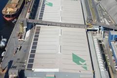 Painéis fotovoltaicos incrementam sustentabilidade no terminal da Klabin no porto