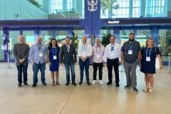 Comitiva paranaense faz a rota dos passageiros para embarque no navio da Royal Caribean, em Miami