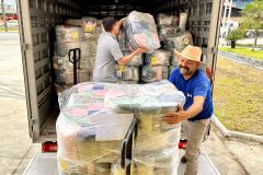 Governo estadual dará apoio logístico para a distribuição de cestas básicas, kits de limpeza, cobertores e rações para pets para as principais comunidades afetadas