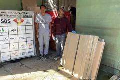 Famílias do Rio Grande Sul recebem mais doações da comunidade portuária paranaense