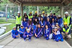 Alunos visitam o Porto de Antonina e aprendem sobre o meio ambiente no litoral do Estado