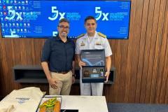 Comitiva da Marinha do Brasil visita o Porto de Paranaguá
