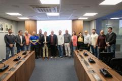 Vereadores de Paranaguá participam de reunião com presidência da Portos do Paraná