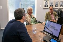 Despedida simbólica: ex-diretor da Wilson Sons visita o Porto de Paranaguá