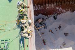 Porto de Paranaguá realiza simulação inédita de resgate em porão de navio