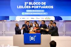 Leilão do Canal de Acesso do Porto de Paranaguá traz R$ 1,2 bilhão em investimentos e R$ 276 milhões em lance de outorga