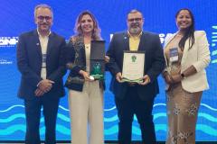 Portos do Paraná recebe Selo Impulso Verde e consolida liderança ambiental no setor portuário