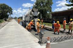 Obras na Avenida Conde Matarazzo, em Antonina, já superam 60% de execução
