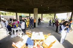 Maio Amarelo alerta caminhoneiros no Pátio de Triagem