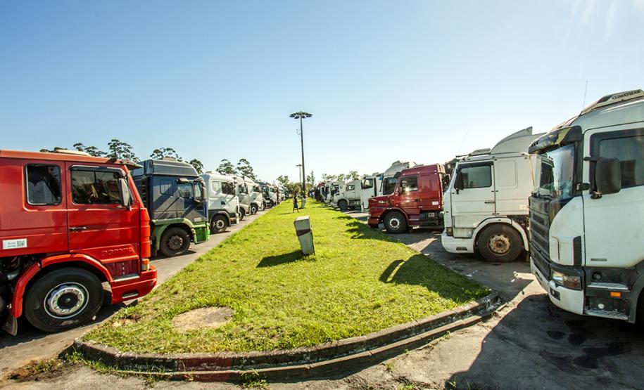 Movimento acima da média no Pátio de Triagem do Porto de Paranaguá