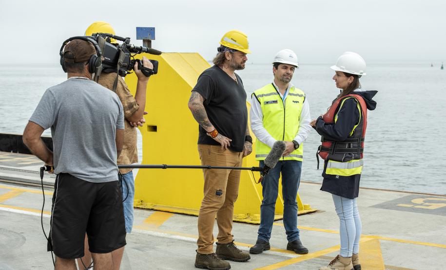 Apresentador de programa na TV Paraná Turismo ficou impressionado com organização, controle e gestão