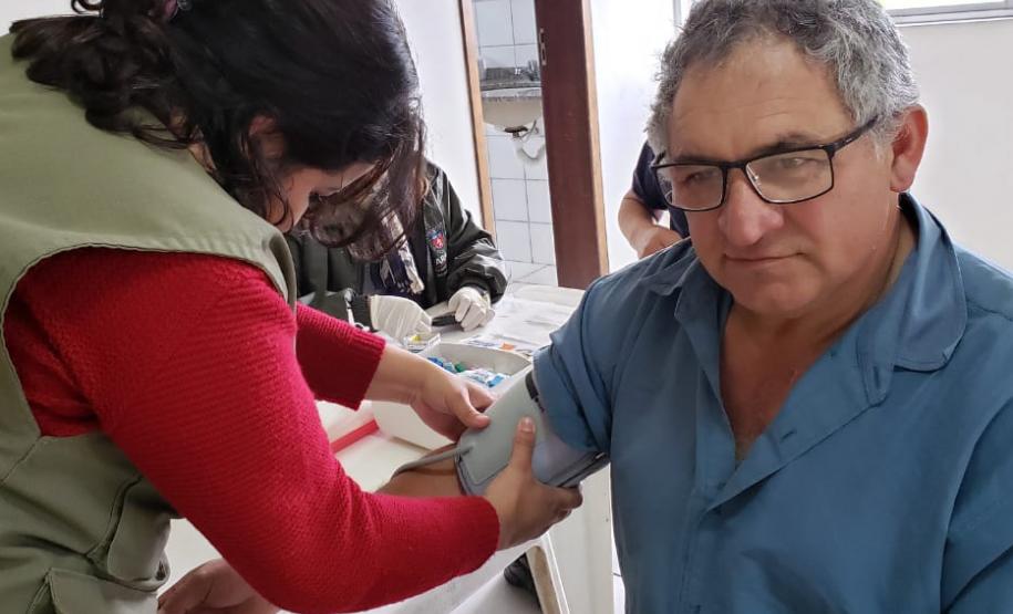 Caminhoneiros utilizam serviços gratuitos no Pátio de Triagem