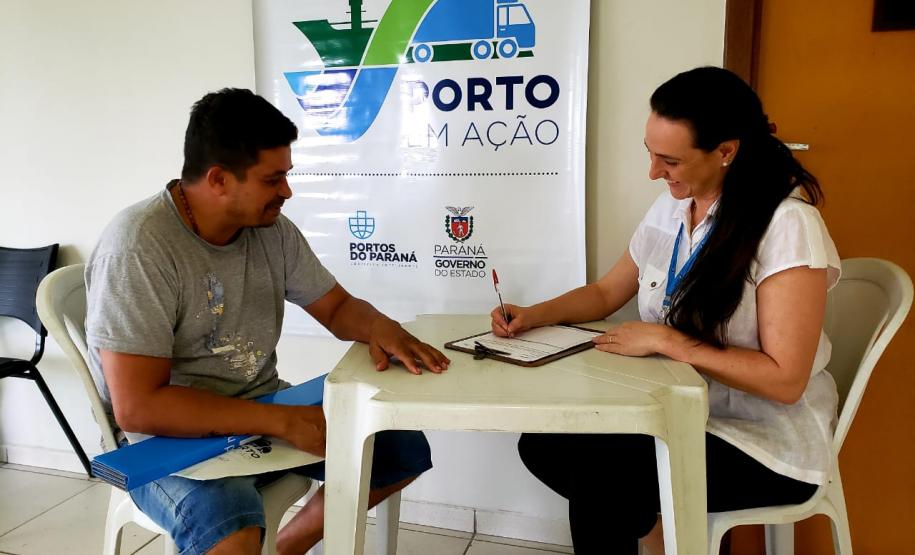 Portos do Paraná coordena mais uma ação no Pátio de Triagem