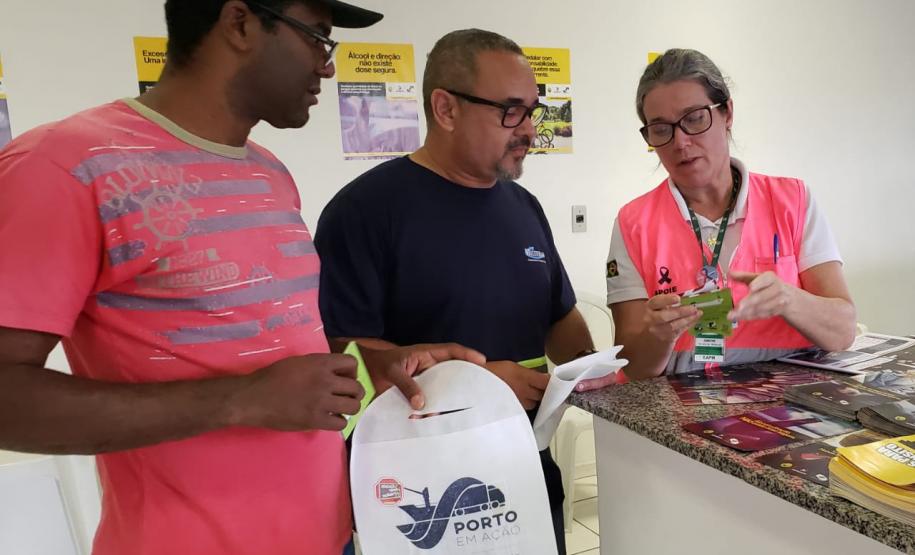 Portos do Paraná coordena mais uma ação no Pátio de Triagem