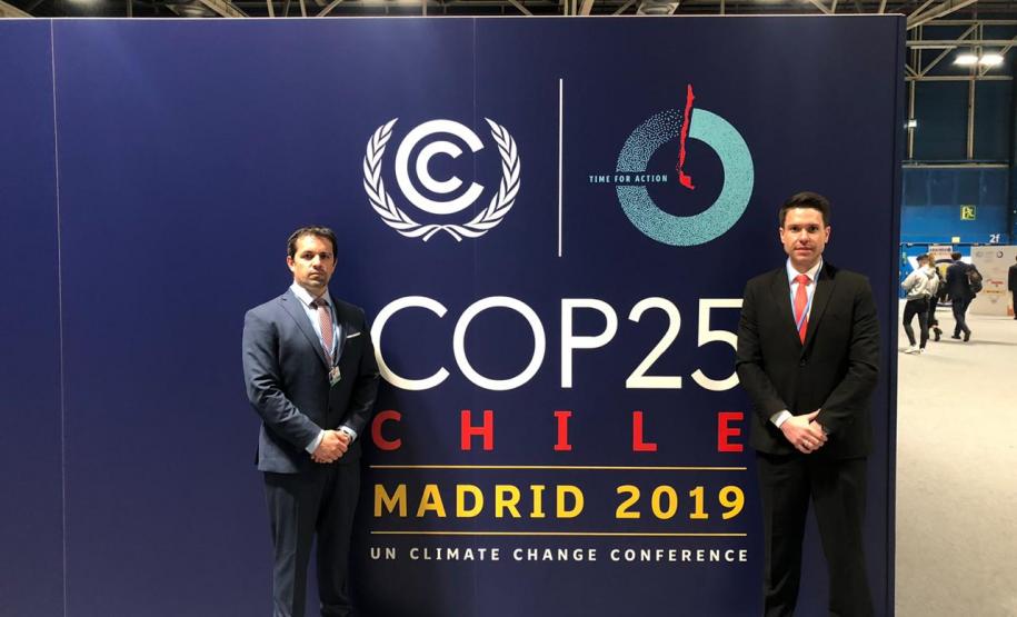 Empresa pública paranaense é a única autoridade portuária do mundo que participa de evento integrante da Conferência das Partes sobre Mudança Climática da Organização das Nações Unidas (COP-25), em Madri, na Espanha.