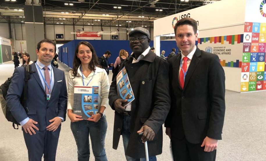 Empresa pública paranaense é a única autoridade portuária do mundo que participa de evento integrante da Conferência das Partes sobre Mudança Climática da Organização das Nações Unidas (COP-25), em Madri, na Espanha.