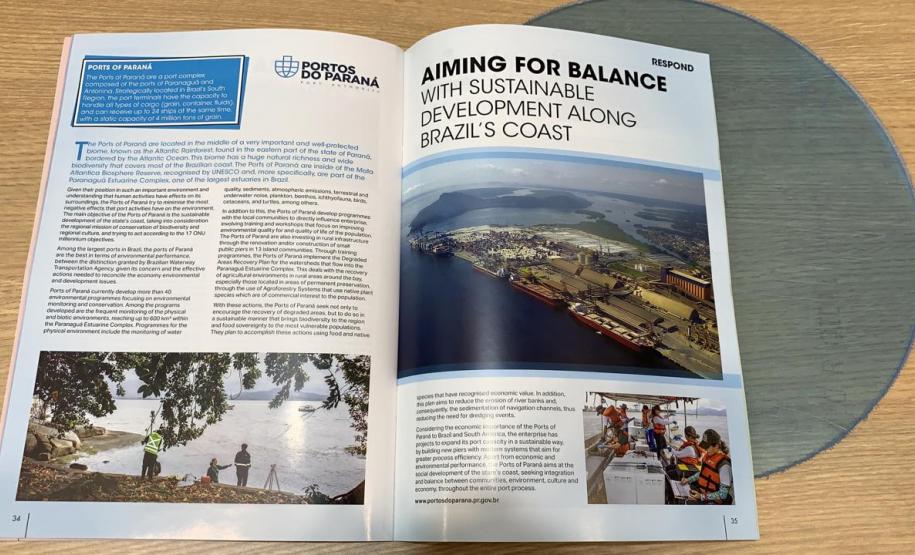 Empresa pública paranaense é a única autoridade portuária do mundo que participa de evento integrante da Conferência das Partes sobre Mudança Climática da Organização das Nações Unidas (COP-25), em Madri, na Espanha.