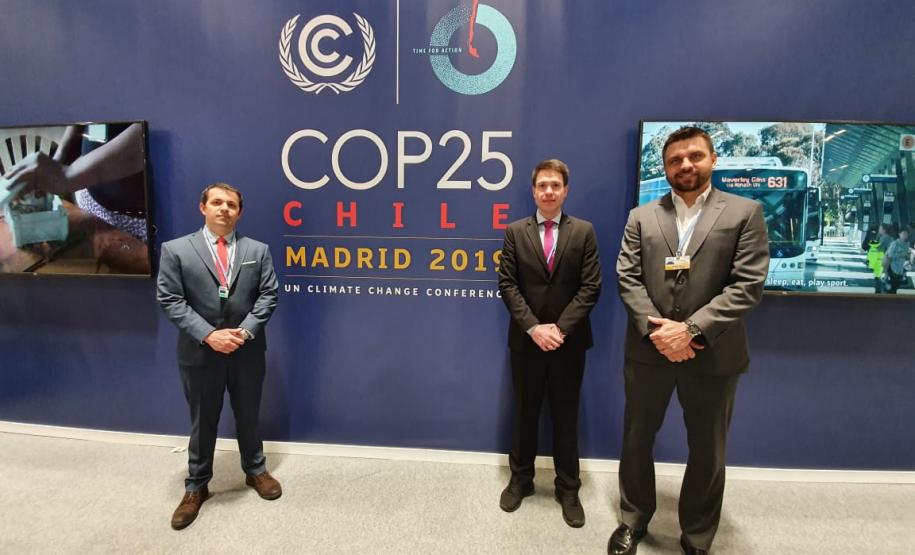 Empresa pública paranaense é a única autoridade portuária do mundo que participa de evento integrante da Conferência das Partes sobre Mudança Climática da Organização das Nações Unidas (COP-25), em Madri, na Espanha.