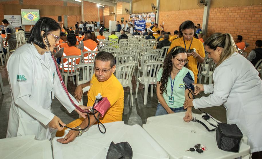 Encontro anual reúne empregados da Portos do Paraná, Ogmo, órgão gestor da mão de obra dos trabalhadores portuários avulsos, e mais 13 empresas. Este ano, o foco está nas atividades em altura, mas são abordados diversos temas sobre as rotinas dos profissionais.