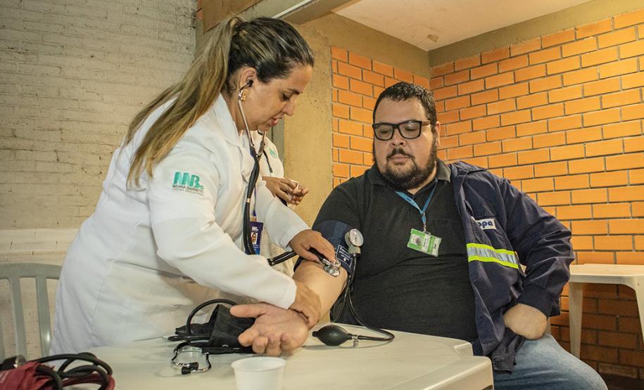 Encontro anual reúne empregados da Portos do Paraná, Ogmo, órgão gestor da mão de obra dos trabalhadores portuários avulsos, e mais 13 empresas. Este ano, o foco está nas atividades em altura, mas são abordados diversos temas sobre as rotinas dos profissionais.