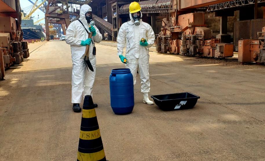 Esta é a primeira ação deste tipo e preparou trabalhadores de vários setores e empresas para dar resposta rápida e eficaz em caso de contato com produtos usados na fumigação