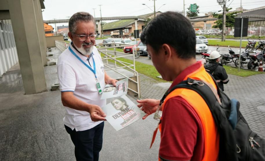 Portos do Paraná participa do “Dia D” de combate à dengue. Ação mobilizou trabalhadores portuários, funcionários da empresa pública e caminhoneiros em Paranaguá