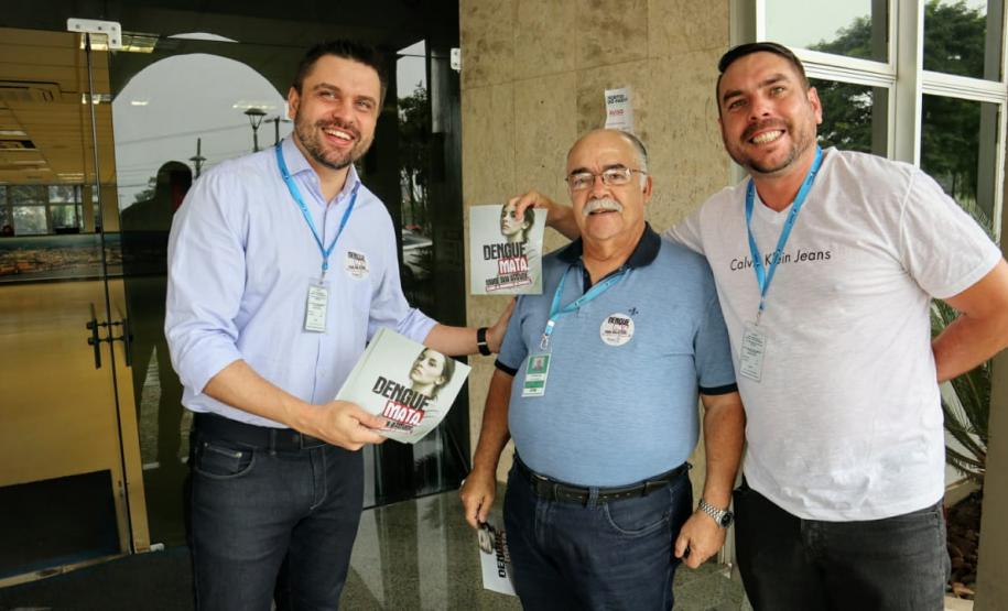 Portos do Paraná participa do “Dia D” de combate à dengue. Ação mobilizou trabalhadores portuários, funcionários da empresa pública e caminhoneiros em Paranaguá