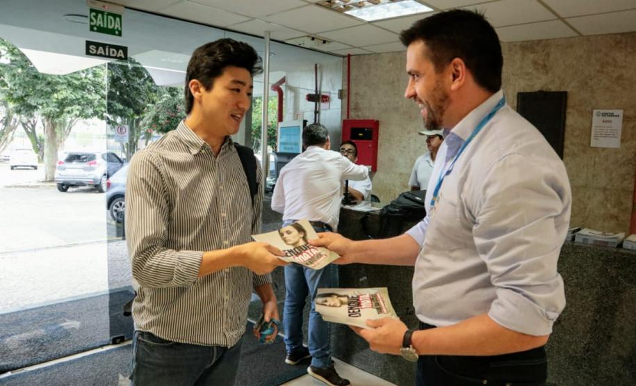 Portos do Paraná participa do “Dia D” de combate à dengue. Ação mobilizou trabalhadores portuários, funcionários da empresa pública e caminhoneiros em Paranaguá