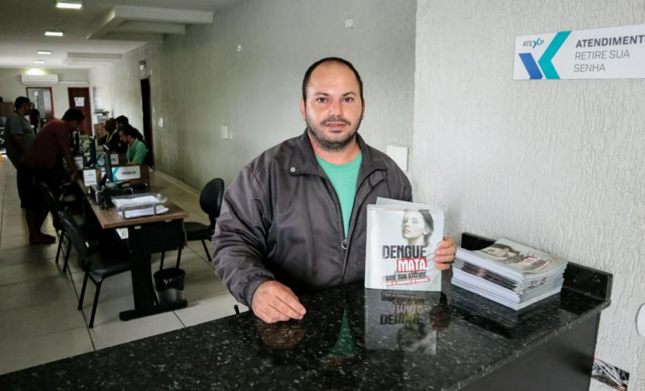 Portos do Paraná participa do “Dia D” de combate à dengue. Ação mobilizou trabalhadores portuários, funcionários da empresa pública e caminhoneiros em Paranaguá