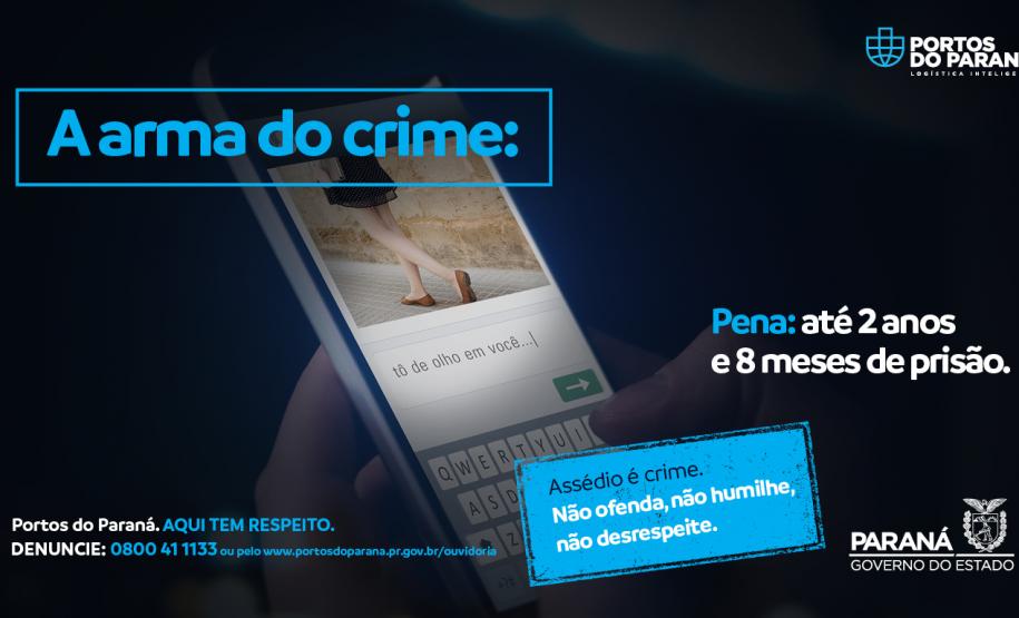 A Portos do Paraná lançou, esta semana, uma campanha para prevenir e combater situações de assédio, de todo e qualquer tipo, no ambiente de trabalho.