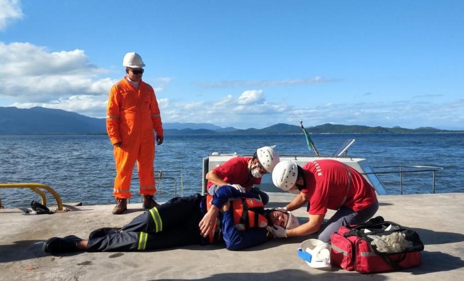 Exercício atendeu ao Plano de Controle de Emergência e verificou a eficácia do atendimento