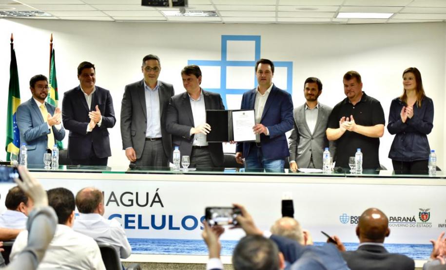 partir desta quinta-feira (27) a Klabin passa a administrar espaço para cargas de celulose. Empresa deve investir até R$ 130 milhões no terminal.