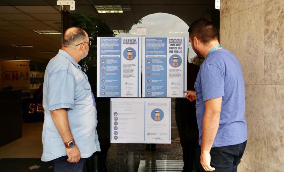 A higienização das mãos foi um dos pontos mais destacados na atividade, que foi realizada em parceria com a Anvisa. Participaram 100 trabalhadores que atuam na área portuária.