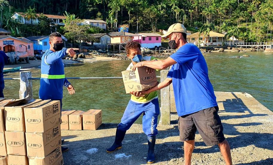A ação envolveu oito barcos, distribuiu 1.043 cestas básicas e foi coordenada pela Diretoria Empresarial da Portos do Paraná. Foram beneficiados moradores da Ilha do Mel - Brasília, Encantadas e Ponta Oeste, Superagüi, São Miguel, Piaçaguera, Maciel, Eufrasina, Ponta do Ubá, Amparo, Europinha, Teixeira e Ilha das Peças.