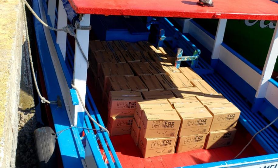 A ação envolveu oito barcos, distribuiu 1.043 cestas básicas e foi coordenada pela Diretoria Empresarial da Portos do Paraná. Foram beneficiados moradores da Ilha do Mel - Brasília, Encantadas e Ponta Oeste, Superagüi, São Miguel, Piaçaguera, Maciel, Eufrasina, Ponta do Ubá, Amparo, Europinha, Teixeira e Ilha das Peças.