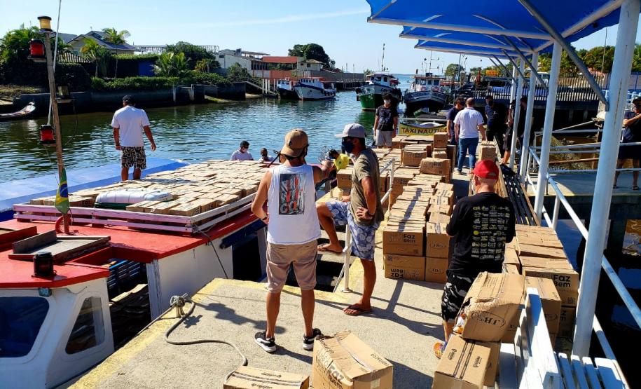 A ação envolveu oito barcos, distribuiu 1.043 cestas básicas e foi coordenada pela Diretoria Empresarial da Portos do Paraná. Foram beneficiados moradores da Ilha do Mel - Brasília, Encantadas e Ponta Oeste, Superagüi, São Miguel, Piaçaguera, Maciel, Eufrasina, Ponta do Ubá, Amparo, Europinha, Teixeira e Ilha das Peças.