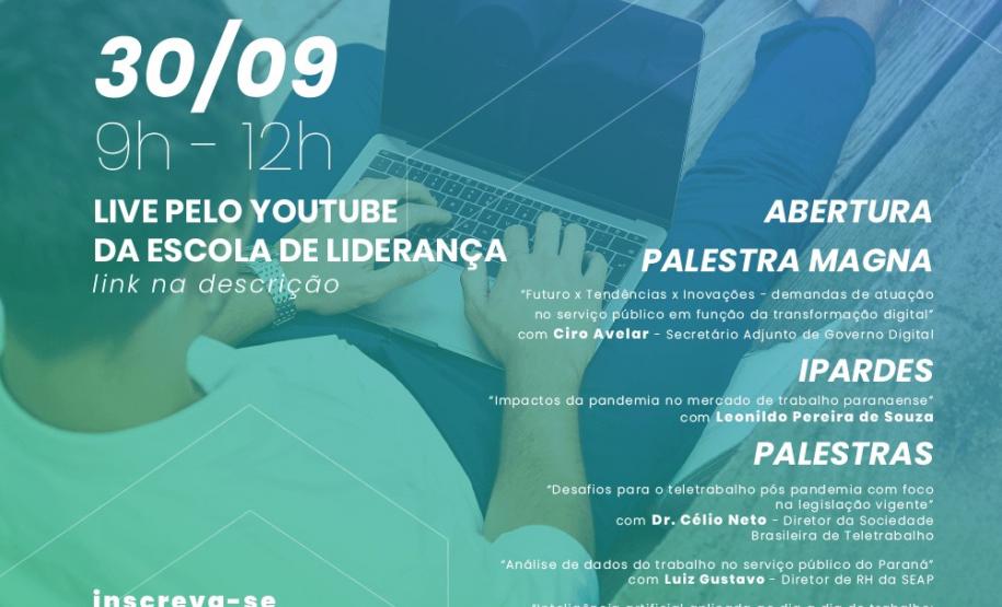 O evento terá como objetivo debater sobre os novos rumos do trabalho e possíveis impactos no serviço público pós-pandemia.
