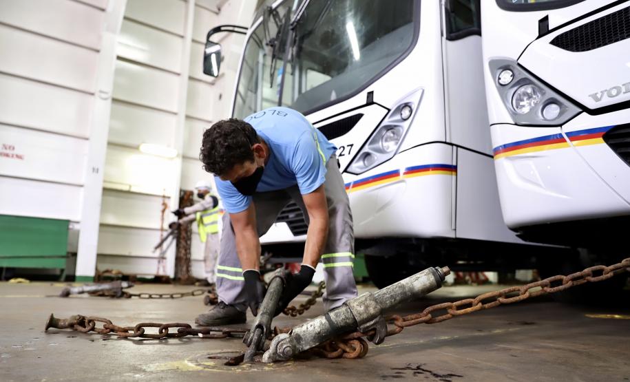 São 155 ônibus em uma única operação. Veículos de transporte coletivo serão levados para os portos de Boma, no Congo, e Luanda, em Angola. A operação é feita no cais público, pela empresa Marcon.